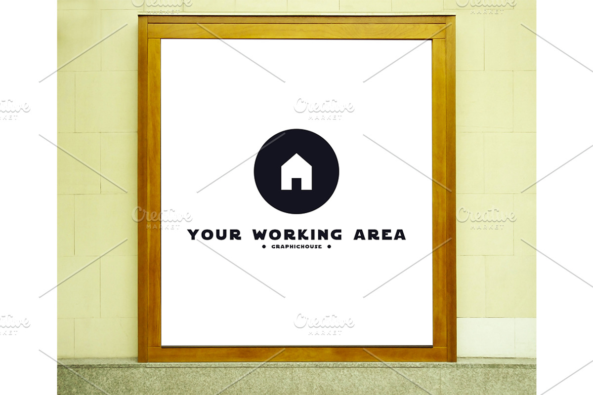 Frame Mockup, a Print Template by graphichouse