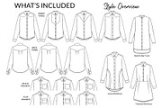 Women's Shirts, an Illustration by Art by Lin (Thumbnail 4 of 8)
