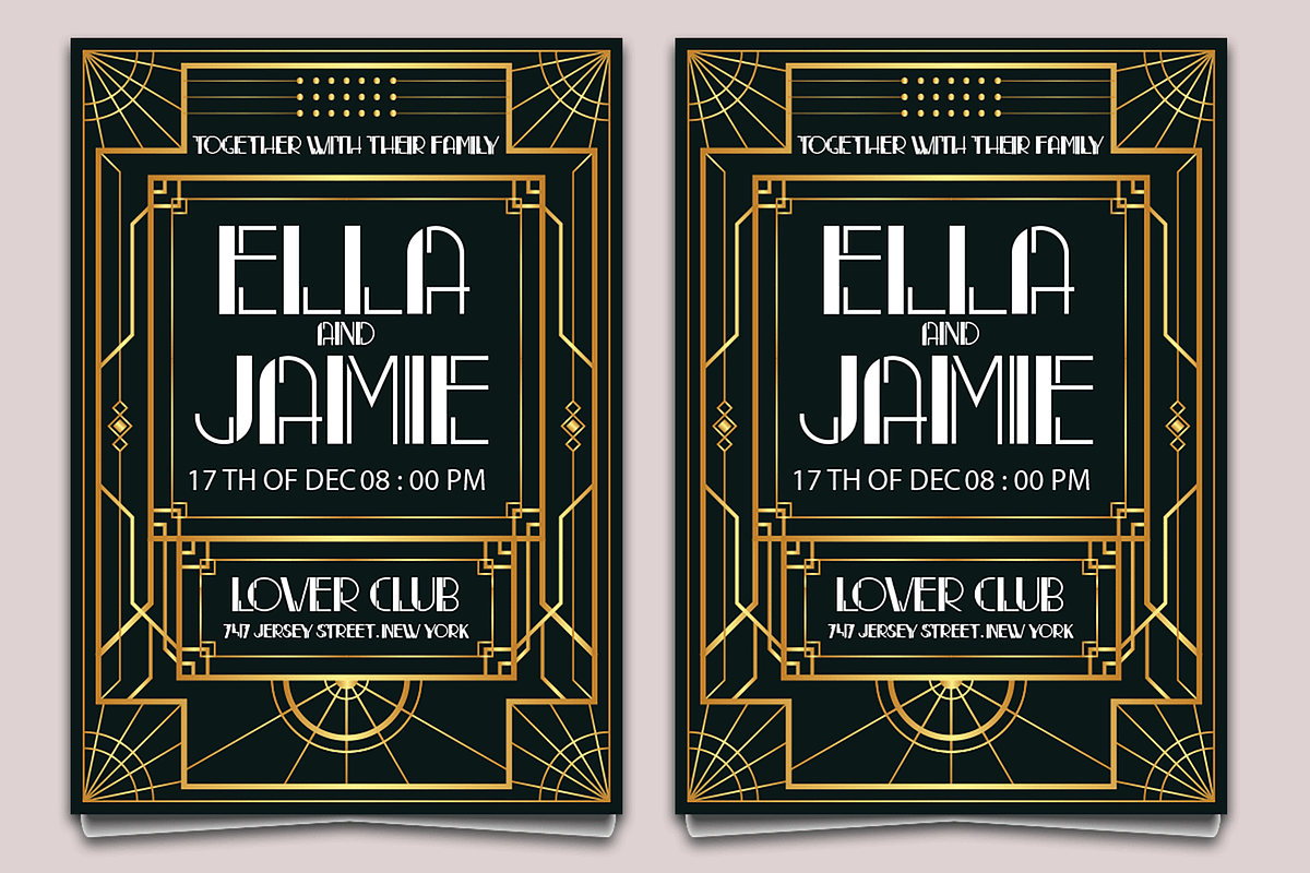 Decogaze - Modern Art Deco Font, a Handwritten Font by overlaytemplates (Photo 2 of 5)
