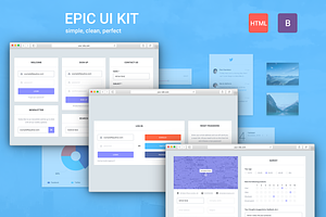 Epic UI Kit Bootstrap 3 Theme