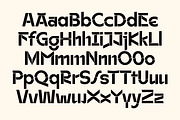 AO Exora - Experimental Stencil, a Sans Serif Font by OwunStudio (Thumbnail 2 of 17)