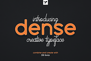 Dense creative typeface - 59 fonts, a Sans Serif Font by VP Fonts (Thumbnail 1 of 16)