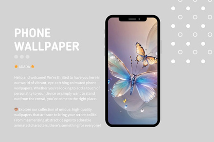 Mobile Phone Wallpaper & Butterfly