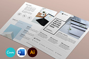 Clean Case Study Flyer Bundle, a Flyer Template by Rongbaaz (Thumbnail 4 of 6)