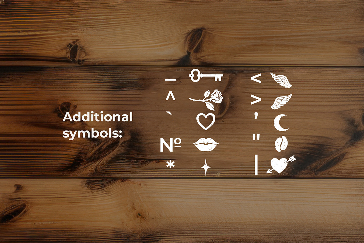 Woodcute Cute Decorative Font, a Font by Graphic Spirit (Photo 11 of 12)