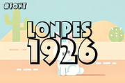 Lonpes 1926 - Kiddies Font, a Sans Serif Font by Monoletter Studio (Thumbnail 1 of 4)