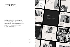 Essentialist Social Media Pack