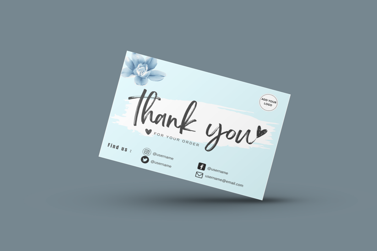 Thankyou Card Canva Template, a Card Template by DesignTreasureID (Photo 4 of 4)