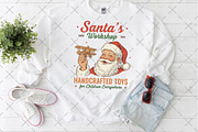 Christmas Santa Vintage Farmhouse, an Illustration by Craft Nest (Thumbnail 5 of 6)