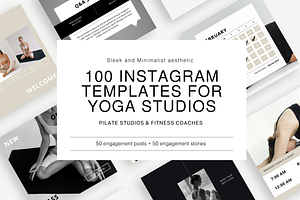 Yoga Fitness Coach - Canva Templates