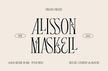 Alison Maskell Modern Serif