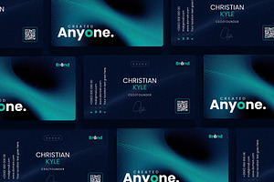 Corporate Business Card Template, a Business Card Template by E-Type