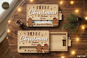 Christmas Card Holder SVG Bundle, a Decorative Illustration by svgocean (Thumbnail 8 of 15)