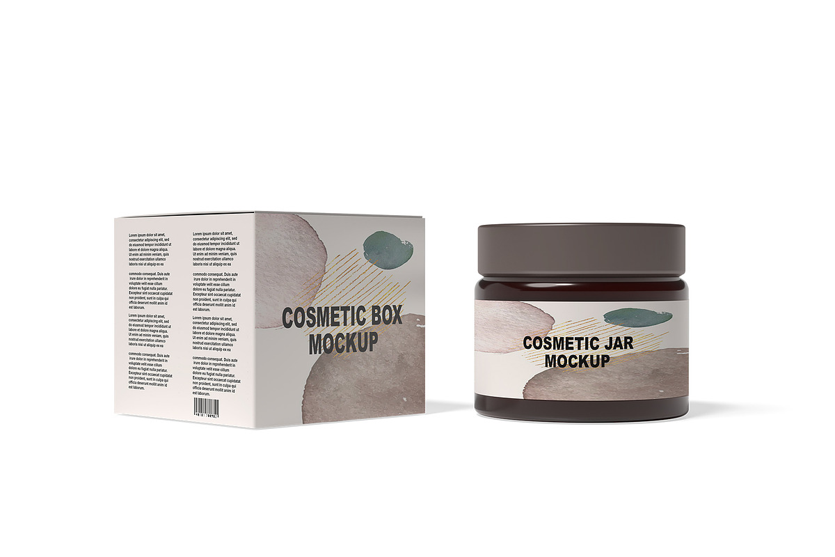 Cosmetic Tube & Jar Box Mockup, a Product Mockup by Mockupfit (Photo 43 of 44)