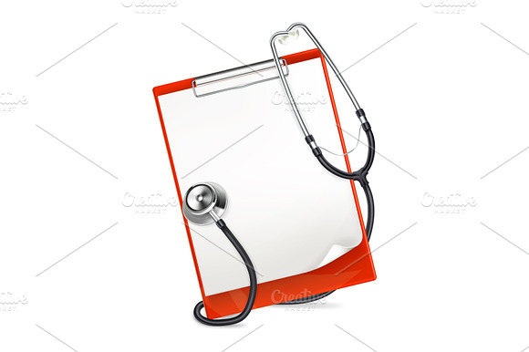 Clipboard With Stethoscope