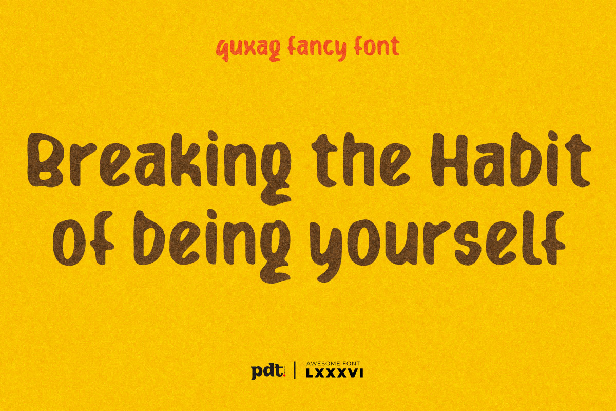 Quxag - Display Font, a Handwritten Font by productype1 (Photo 9 of 10)