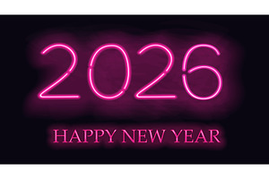Neon progress bar new year, an Object Illustration by piter.goskov