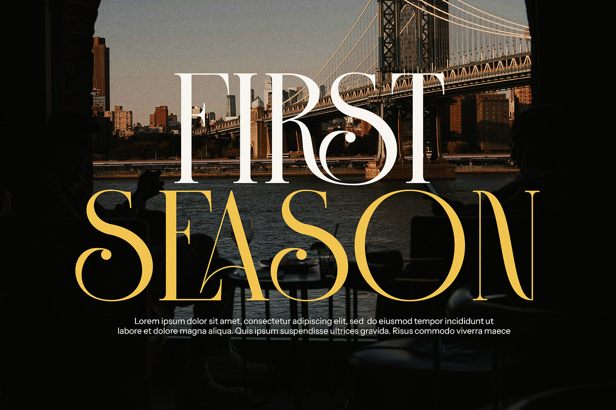 Trends 2025 Serif Font, a Serif Font by Graphicxell (Photo 4 of 8)