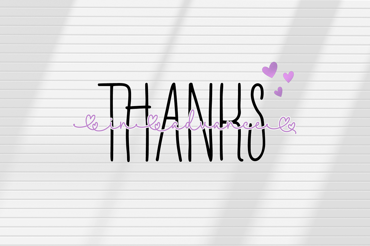 Romantic Valentine Font Duo, a Script Font by Ainun Jinan (Photo 11 of 11)
