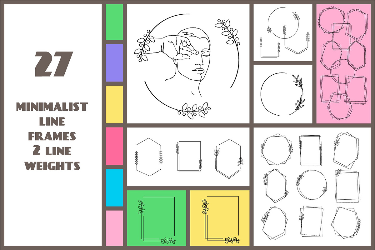 Male Face Line Art Portraits, a Person Illustration by statica (Photo 8 of 11)