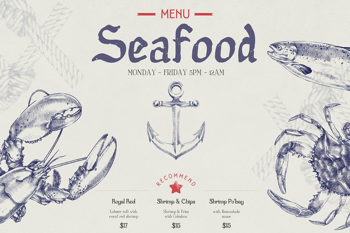 Nautical Font Bundle - 146 Fonts!, a Serif Font by HipFonts (Photo 5 of 9)