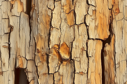Yellow tree bark texture, a Nature Photo by MistyDay