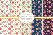 Peonies Seamless Patterns, a Pattern Graphic by Irina Diasli (Thumbnail 4 of 8)