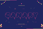 Canary Fun Display Font, a Handwritten Font by infernostudio3 (Thumbnail 1 of 10)