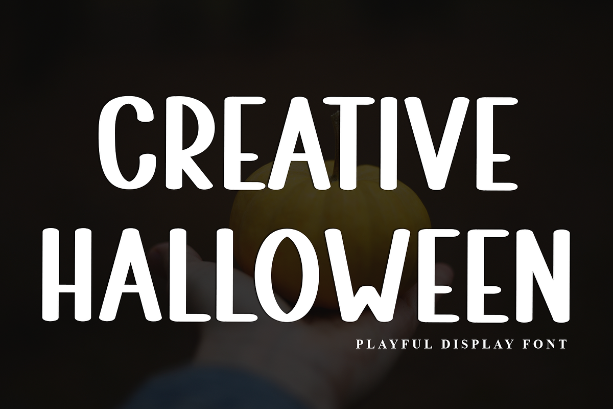 Creative Halloween, a Script Font by FreshTypeINK (Photo 1 of 8)