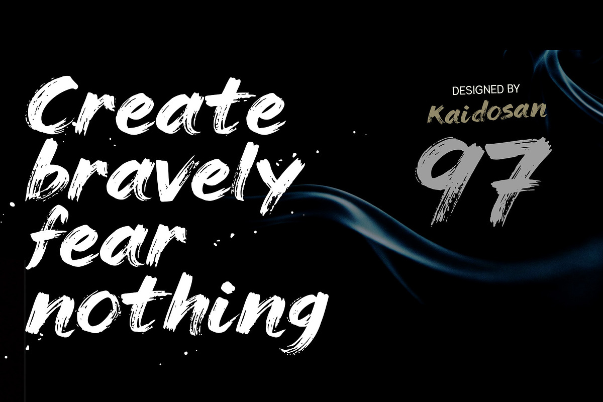 Hambo Authentic Brush, a Handwritten Font by Compaq_Creative (Photo 2 of 6)