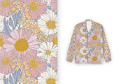 6 Seamless Pattern: Daisy, a Pattern Graphic by StudioCitra (Thumbnail 3 of 10)