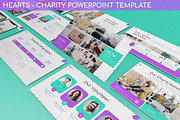 Hearts - Charity Powerpoint Template, a Presentation Template by SlideFactory (Thumbnail 1 of 4)