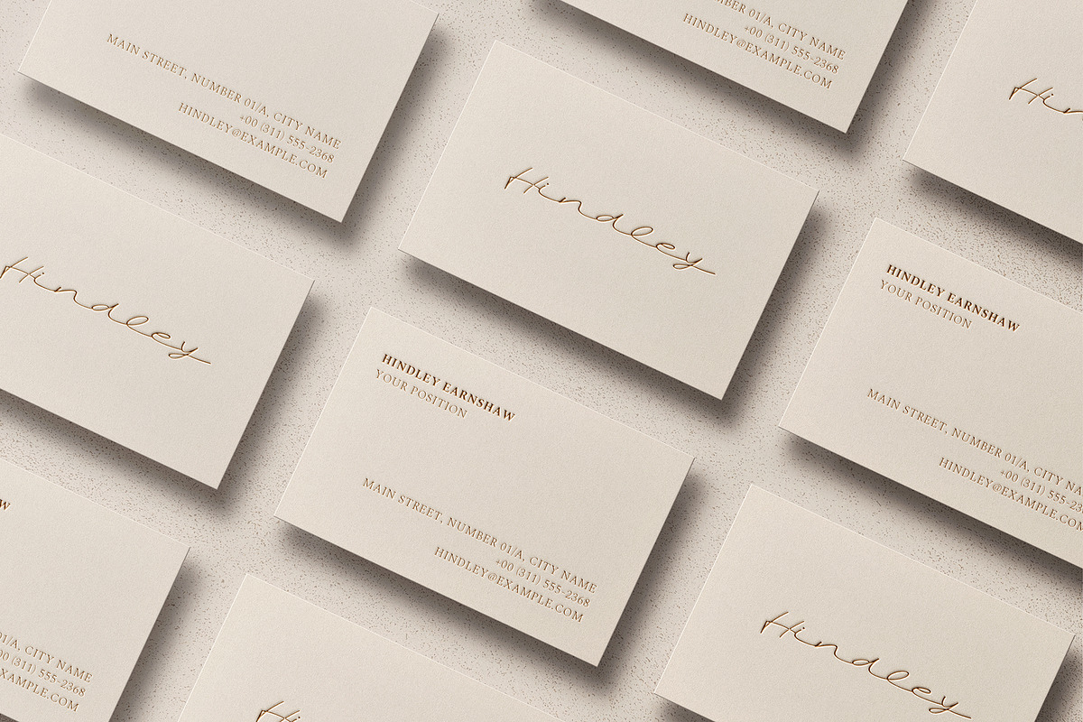 Business Card Mockup Template Logo, a Business Card Template by PrintPixel (Photo 5 of 8)