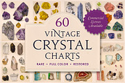 60 Vintage Crystal Charts, a Decorative Illustration by The Object Atlas (Thumbnail 1 of 9)