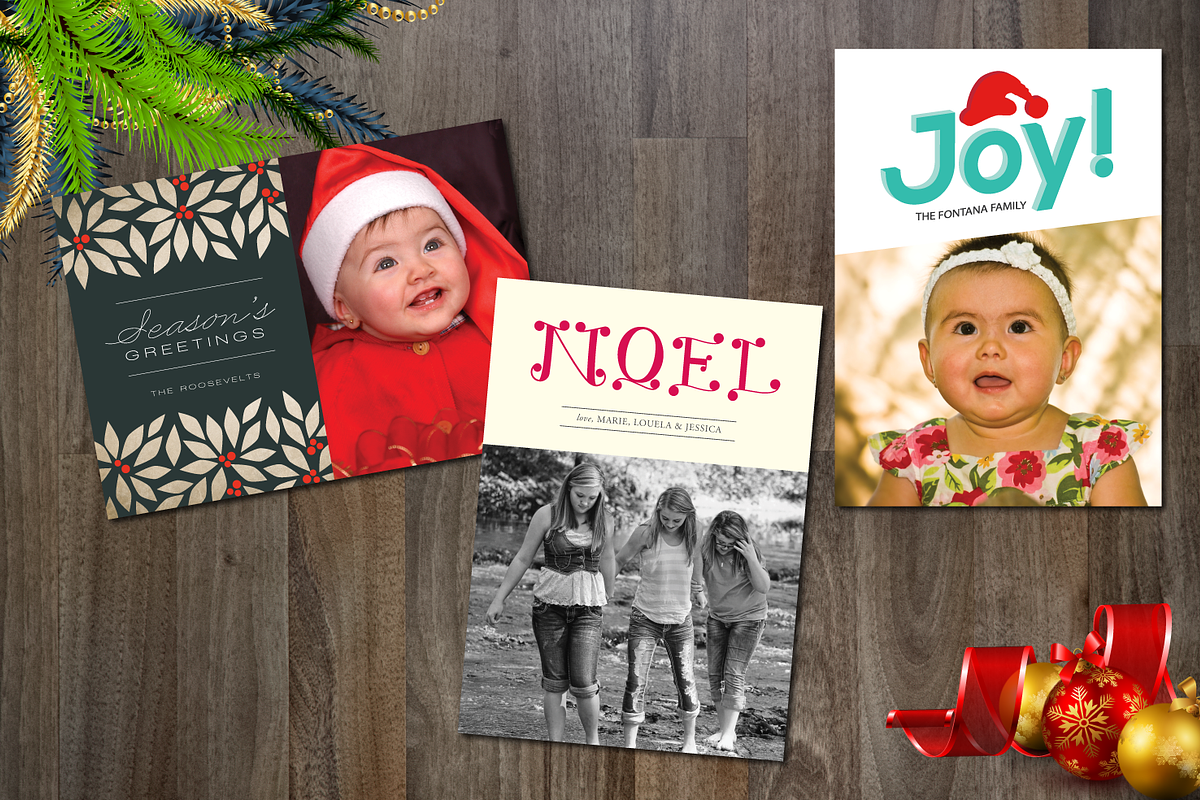9 Holiday Cards (Black Friday Sale), a Card Template by aticnomar (Photo 3 of 5)