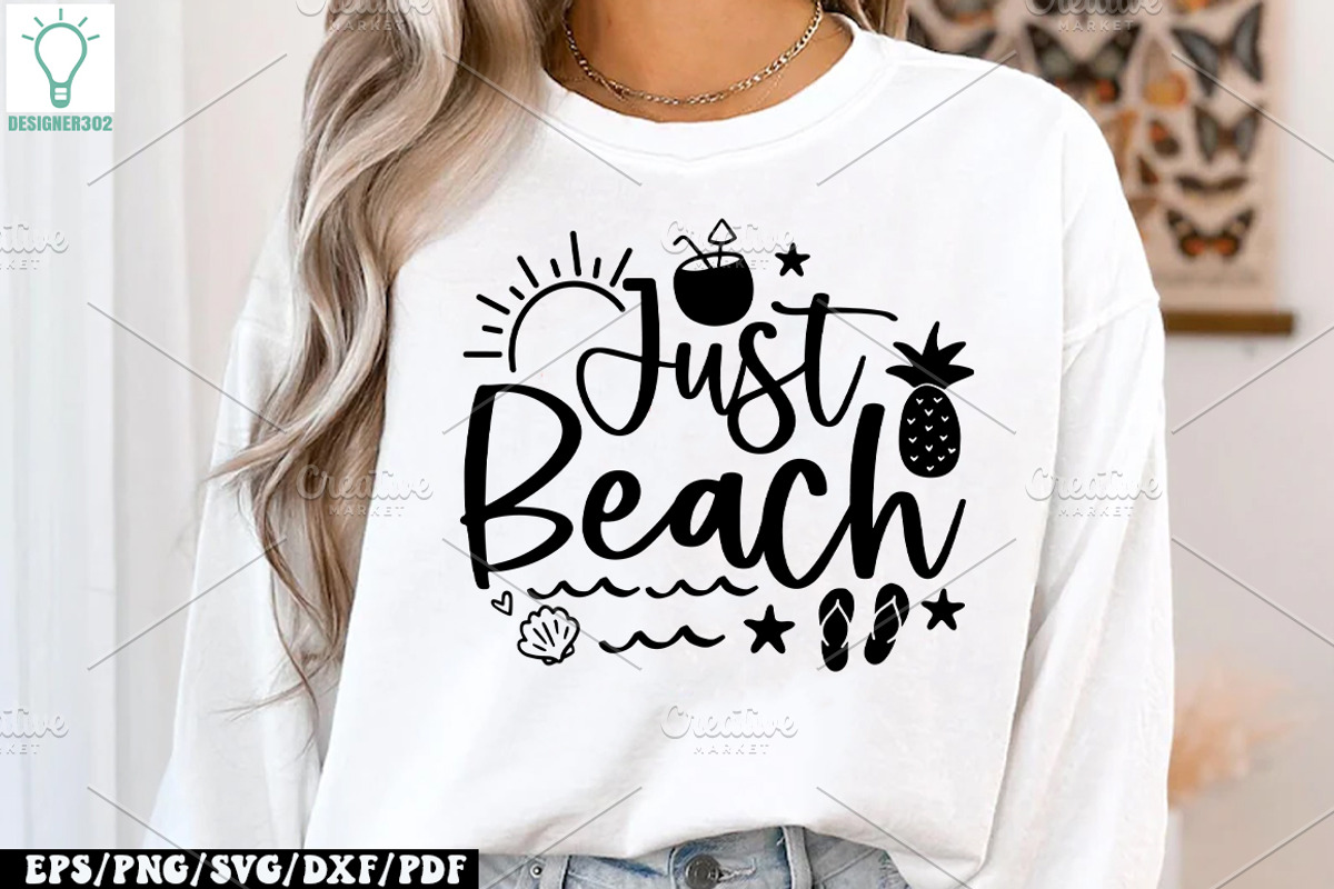 Summer SVG Bundle, Funny Beach Quote, a Graphic by Designer302 (Photo 12 of 22)