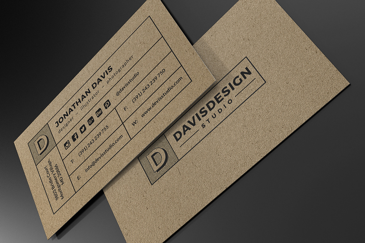 100 Modern Business Card Bundle, a Business Card Template by GraphicsEgg (Photo 33 of 102)