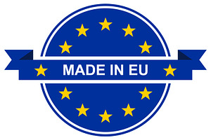 Made in Europe label/sticker