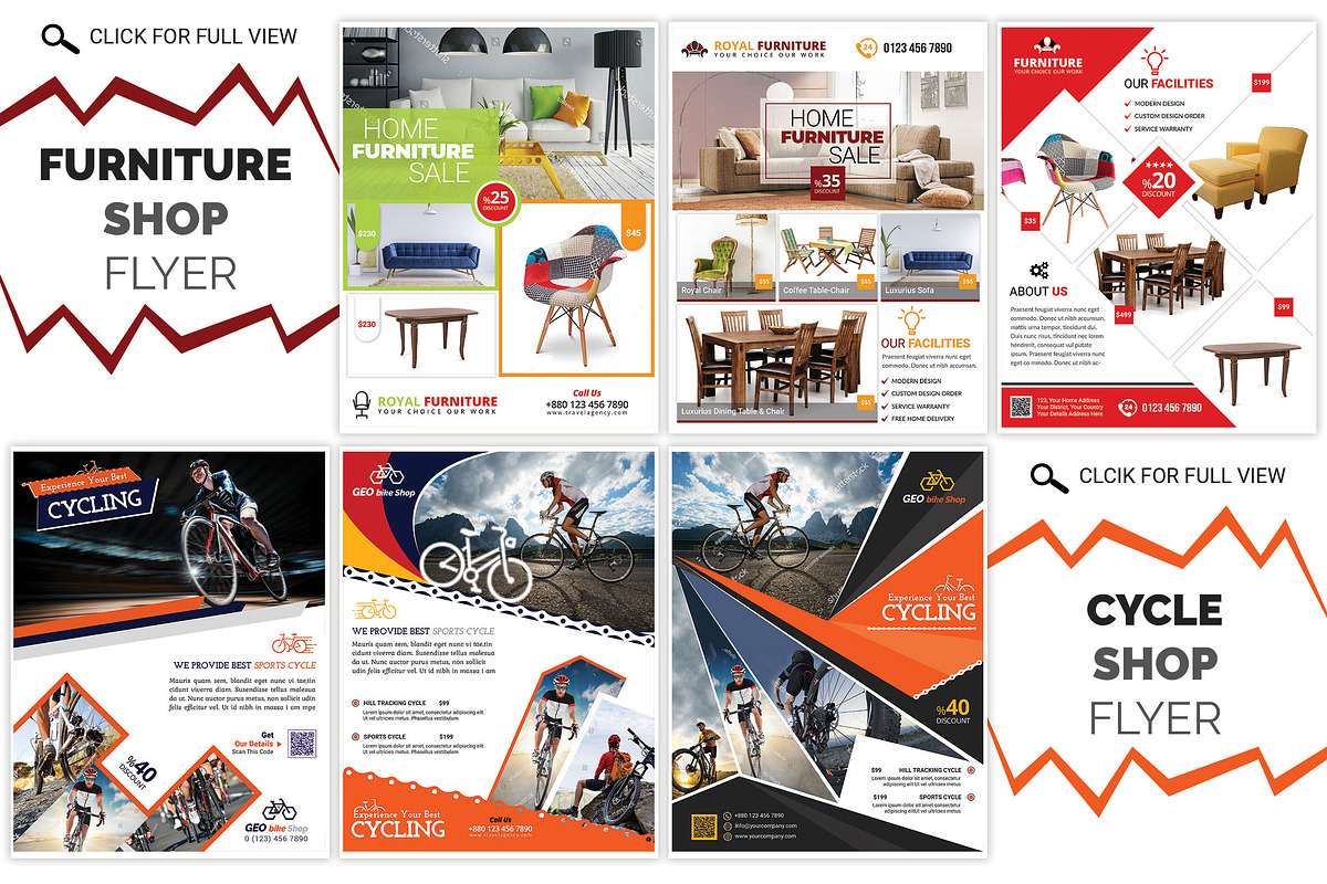 120 Corporate Flyer & Poster Bundle, a Flyer Template by Imagine Design Studio (Photo 14 of 33)