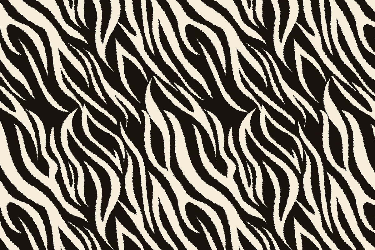Zebra Animal Skin Pattern, a Pattern Graphic by graphicook