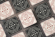 Beer Coaster Mock-up, an Advertising Mockup by zippypixelstudio (Thumbnail 12 of 15)