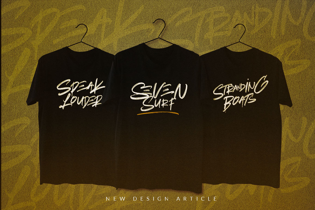 Black Theory - Urban Brush Font preview 8