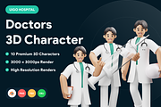 Doctor 3D Character, a Characters & Person 3D Model by GoTemp (Thumbnail 1 of 5)