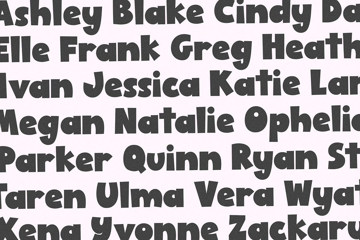 Rose Days | Cute Bold Font, a Sans Serif Font by KA Designs (Photo 7 of 10)