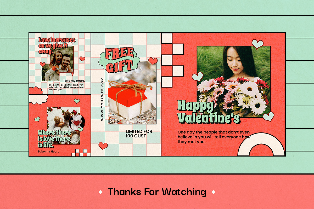 Valents Post & Story Template, a Social Media Template by Creatchees.std (Photo 5 of 5)