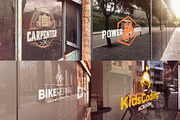 Glass Logo Mockups Bundle x25, a Mockup by SmartDesigns (Thumbnail 3 of 8)