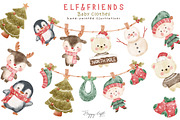Baby Cloth Christmas Illustrations, a Seasonal Illustration by TheHappyGiftArt (Thumbnail 1 of 4)
