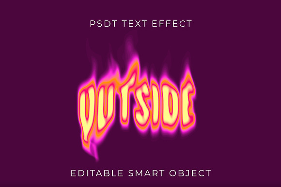 Neon Burning Toxic Text Effect preview 2
