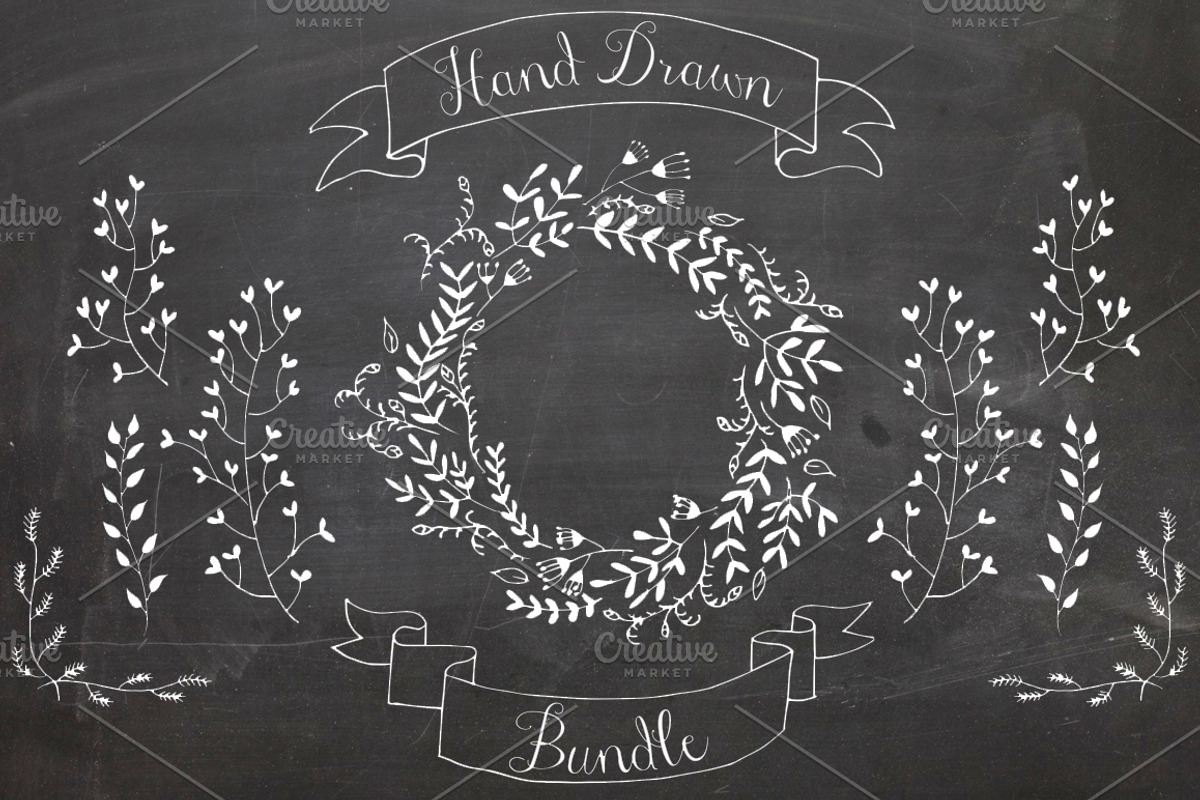 Hand Drawn Bundle, an Object Illustration by Does She Even Doodle (Photo 2 of 4)