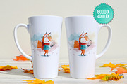 17oz Latte Mug Mockup - 2 Sided, a Cups & Container Mockup by Simply Mockups (Thumbnail 2 of 2)